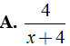 Kết quả của phép tính 4x + 12/ (x + 4)^2 : 3(x + 3)/x + 4 (ảnh 4)