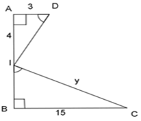 Tìm y trong hình vẽ dưới đây. A. 17,85  B. 10,75  C. 18,75 (ảnh 1)