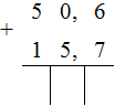 50, 6 + 15, 7 = Ta có: Thực hiện phép cộng như cộng các số tự nhiên. (ảnh 1)