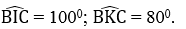 Tam giác ABC có góc A = 60 độ, các tia phân giác của góc B và C cắt nhau tại I (ảnh 5)