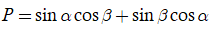 Cho hai góc alpha và beta với alpha + beta =90 độ . Tính giá trị của biểu thức P = sin alpha cos beta + sin beta cos alpha . (ảnh 2)